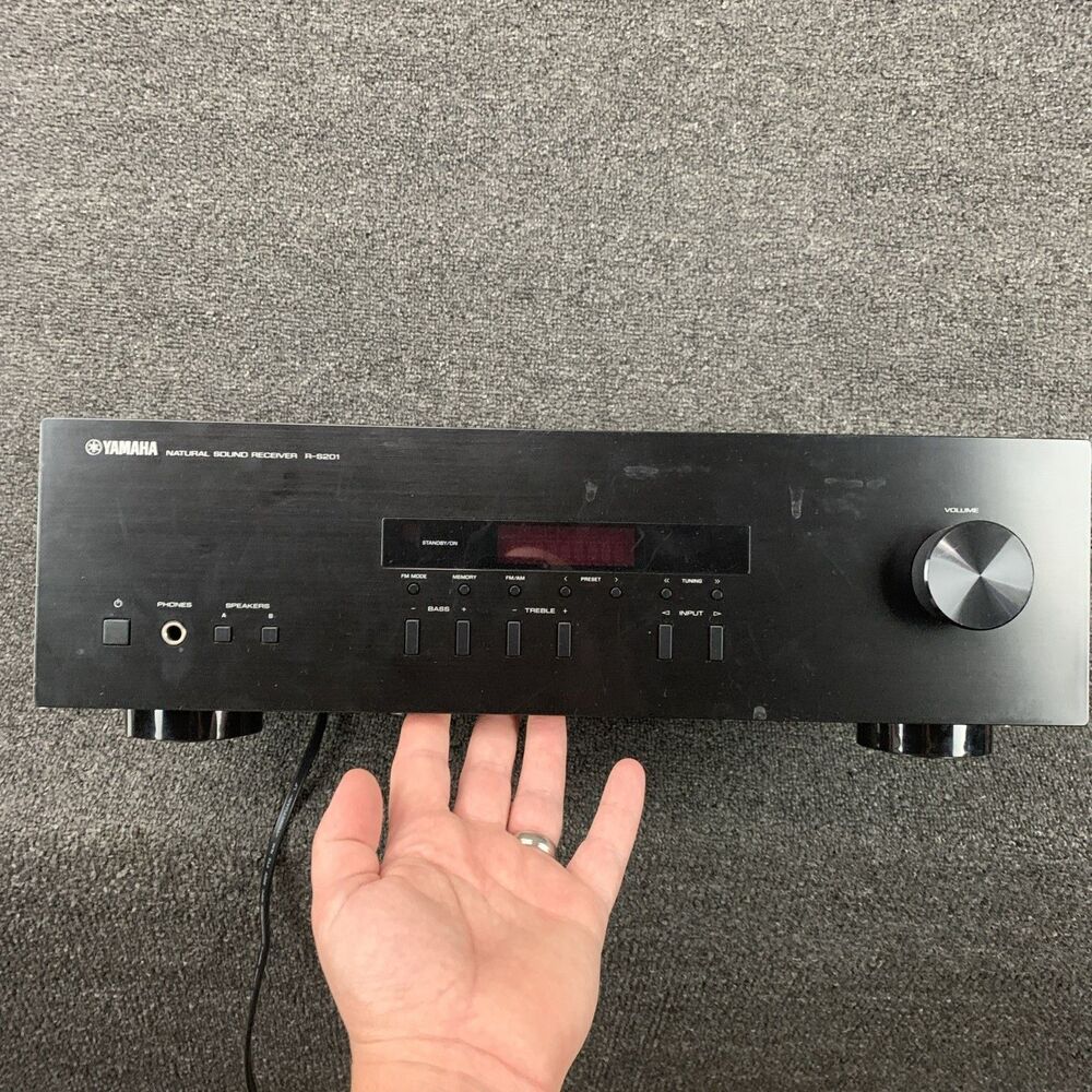 Yamaha R-S201 Natural Sound Stereo Receiver AM/FM Tuner  Tested